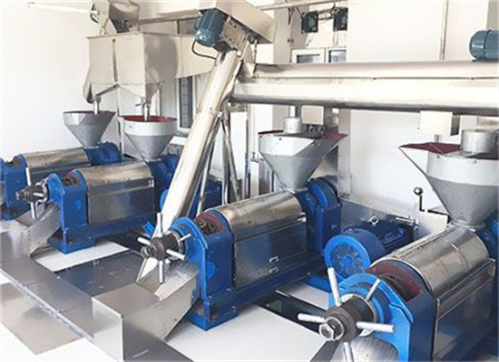 turnkey project sesame oil mill with oil filter