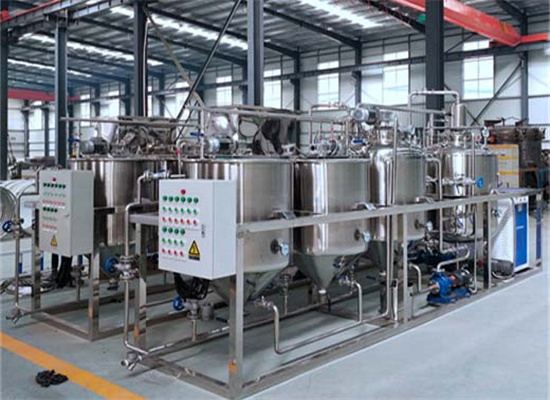 plant castor oil processing equipment refining plant