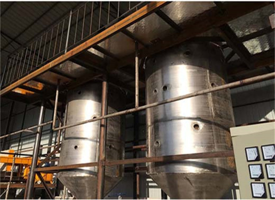 cooking oil pre-treatment extraction and refinery line