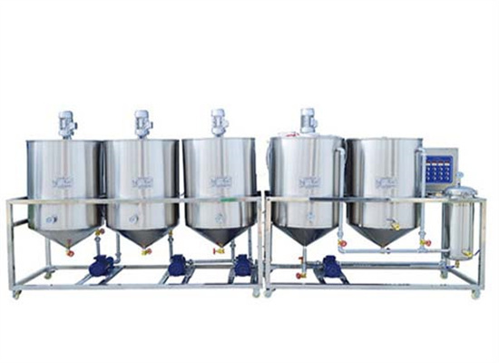 seed oil refining plant machinery manufacturer