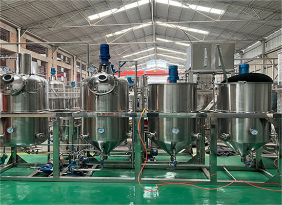 edible oil processing and refining line in pakistan