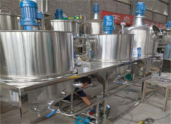 manufacturer of cooking oil refinery machinery with press line